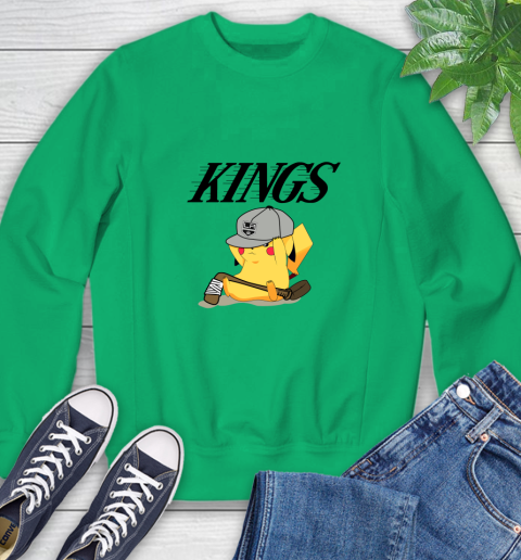 NHL Pikachu Hockey Sports Los Angeles Kings Sweatshirt 7 NHL Pikachu Hockey Sports Los Angeles Kings Sweatshirt - Image 7