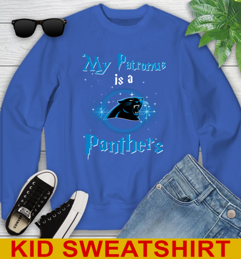 NFL Football Harry Potter My Patronus Is A Carolina Panthers Youth Sweatshirt 7 NFL Football Harry Potter My Patronus Is A Carolina Panthers Youth Sweatshirt - Image 7
