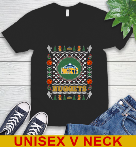 Denver Nuggets Merry Christmas NBA Basketball Loyal Fan V-Neck T-Shirt