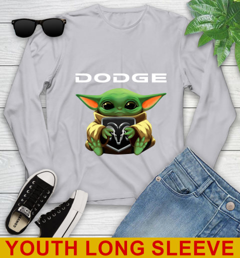 Star Wars Baby Yoda Hugs Dodge Car Shirt 121