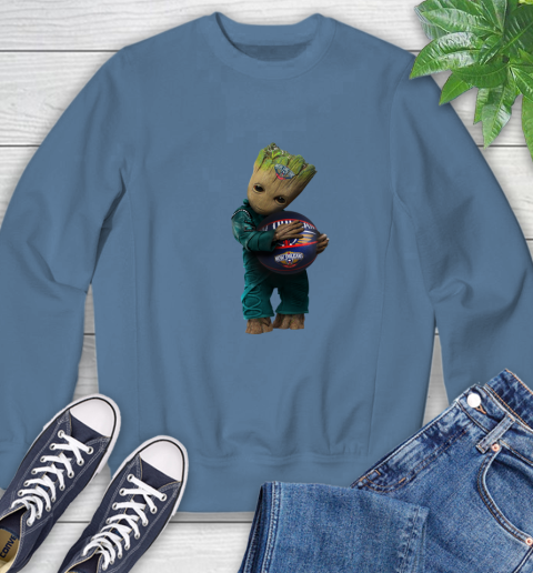 NBA Groot Guardians Of The Galaxy Basketball Sports New Orleans Pelicans Sweatshirt 7