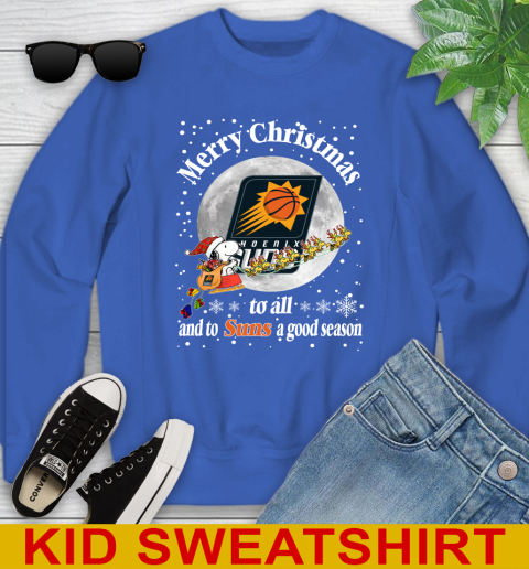 Phoenix Suns Merry Christmas To All And To Suns A Good Season NBA Basketball Sports Youth Sweatshirt 6