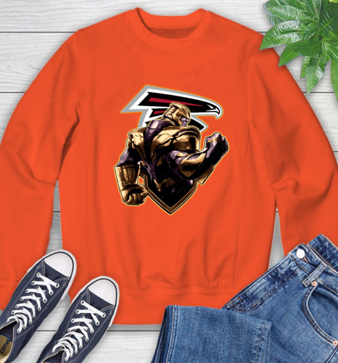 NFL Thanos Avengers Endgame Football Sports Atlanta Falcons Sweatshirt 4
