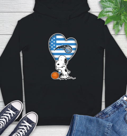 Orlando Magic NBA Basketball The Peanuts Movie Adorable Snoopy Hoodie 2