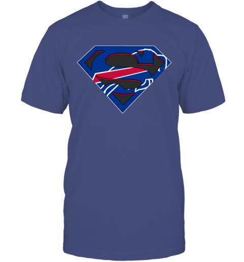 NFL Buffalo Bills Logo Superman j5zp nfl buffalo bills logo superman classic t shirt 2 front purple