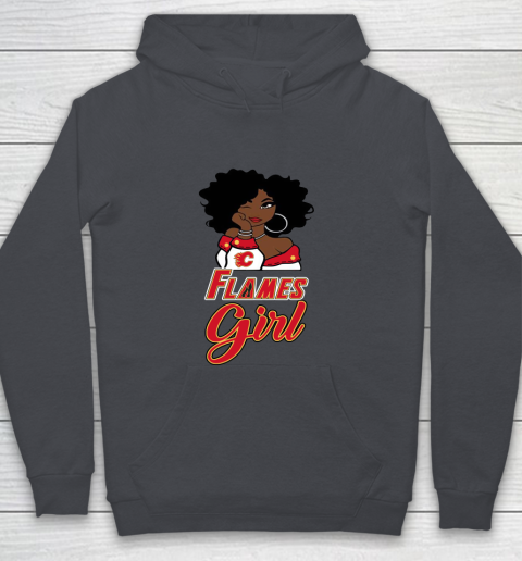 Calgary Flames Girl NHL Youth Hoodie 7