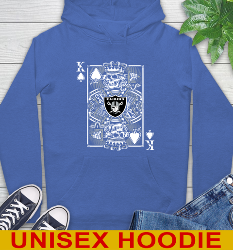 Oakland Raiders NFL Football The King Of Spades Death Cards Shirt Hoodie 9