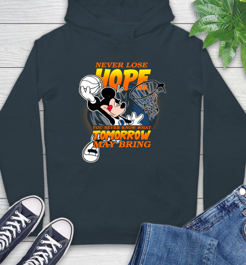 Dallas Mavericks NBA Basketball Mickey Disney Never Lose Hope Hoodie 7