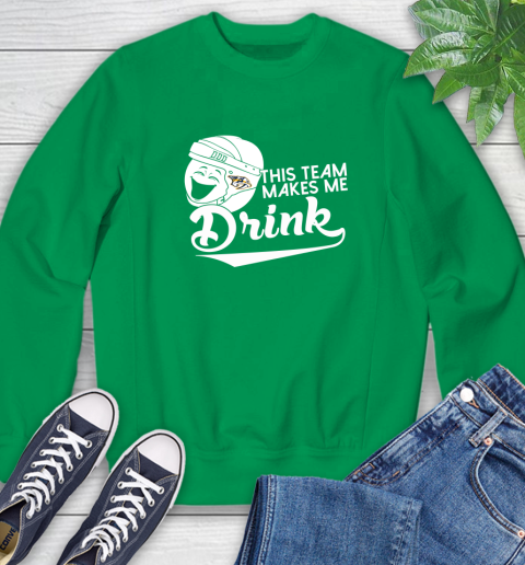 Nashville Predators NHL Hockey This Team Makes Me Drink Adoring Fan Sweatshirt 7
