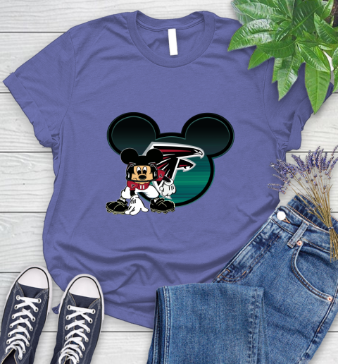 NFL Atlanta Falcons Mickey Mouse Disney Football T Shirt Women's T-Shirt 11
