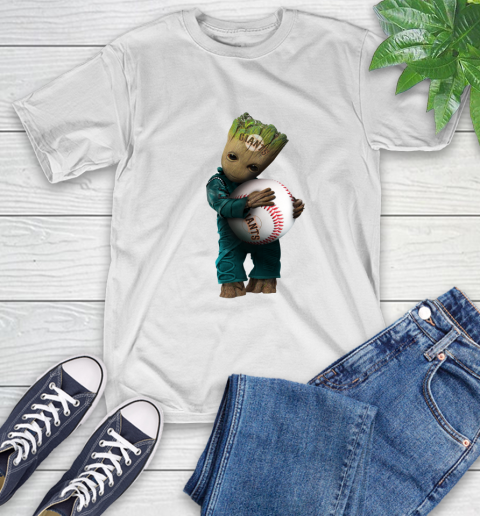 MLB Groot Guardians Of The Galaxy Baseball Sports San Francisco Giants T-Shirt