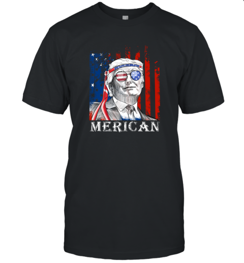Merica Donald Trump 4th of July American Flag Shirts