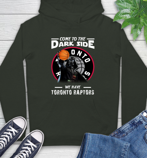 NBA Come To The Dark Side We Have Toronto Raptors Star Wars Darth Vader Basketball Hoodie 12