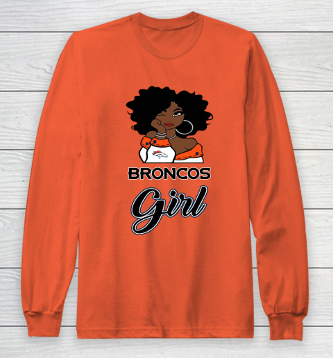 Denver Broncos Girl NFL Long Sleeve T-Shirt 5