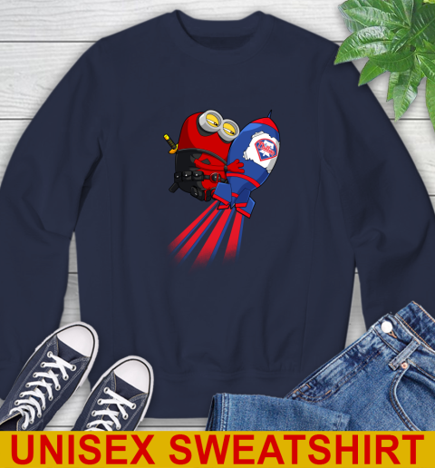 MLB Baseball Philadelphia Phillies Deadpool Minion Marvel Shirt Sweatshirt 2