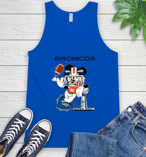 NFL Denver Broncos Mickey Mouse Disney Super Bowl Football T Shirt Tank Top 5
