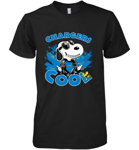 Los Angeles Chargers Snoopy Joe Cool We're Awesome Premium Men's T-Shirt