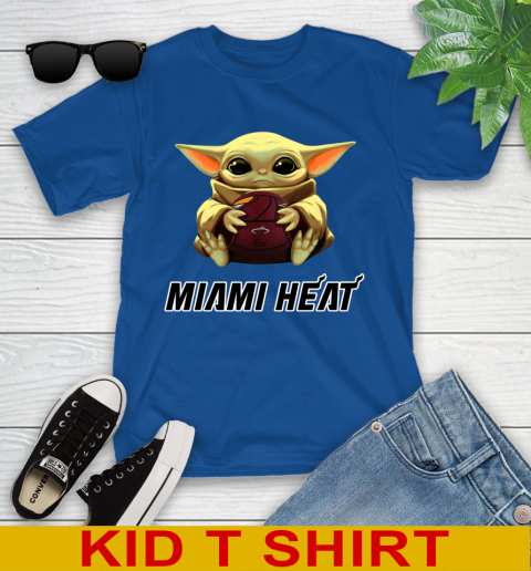 NBA Basketball Miami Heat Star Wars Baby Yoda Shirt 109