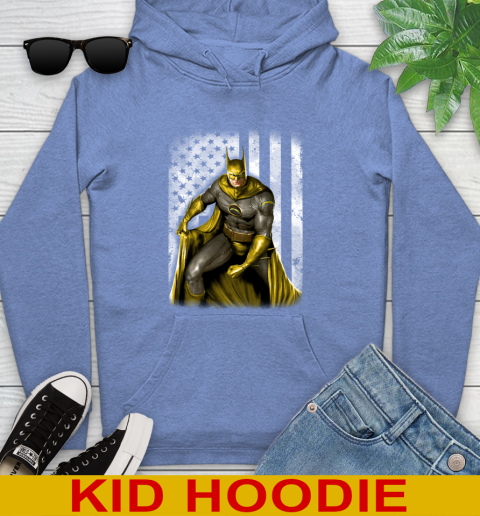 Los Angeles Chargers NFL Football Batman DC American Flag Shirt Youth Hoodie 12