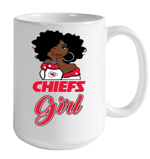 Kansas City Chiefs Girl NFL Color Changing Mug 15oz 2