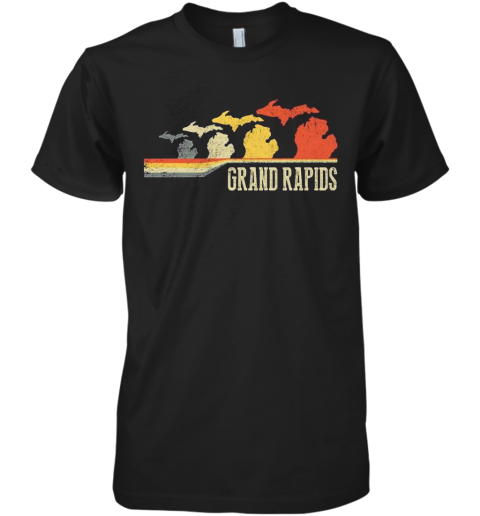 Grand Rapids Vintage Retro Premium Men's T-Shirt