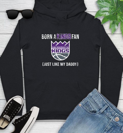 NBA Sacramento Kings Loyal Fan Just Like My Daddy Basketball Shirt Youth Hoodie