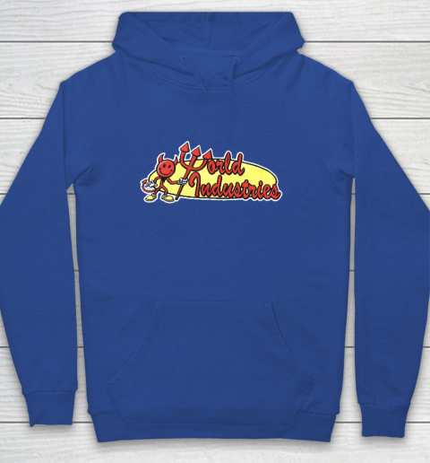 World Industries Devil Satan Hook Ups Skate Hookups Hook Ups Vintage 90's Youth Hoodie 6