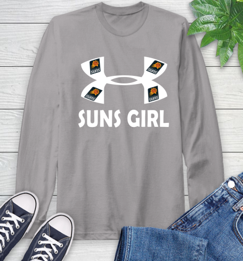 NBA Phoenix Suns Girl Under Armour Basketball Sports Long Sleeve T-Shirt 6