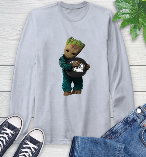 NHL Groot Guardians Of The Galaxy Hockey Sports Montreal Canadiens Long Sleeve T-Shirt 6