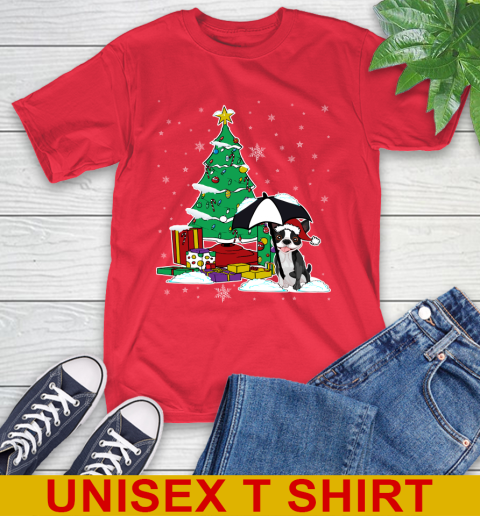 Boston Terrier Christmas Dog Lovers Shirts 12