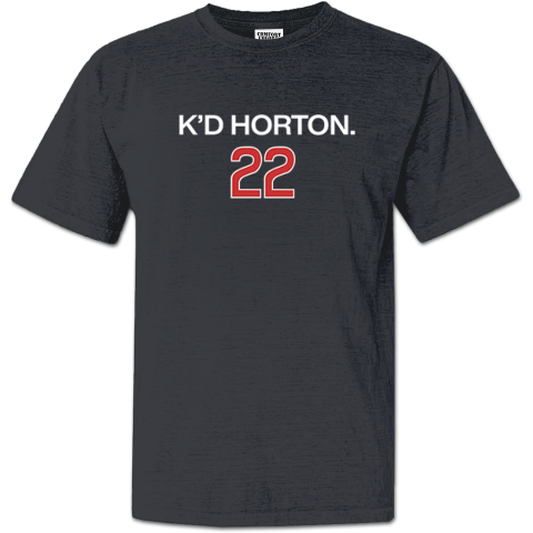 Cade Horton KD Horton 22 Chicago Cubs Premium Dyed Heavyweight T-Shirt