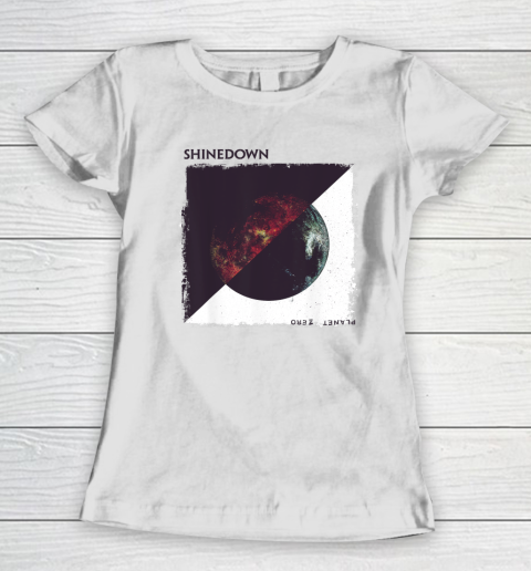 Shinedown Planet Zero White Women's T-Shirt