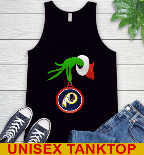Washington Redskins Grinch Merry Christmas NFL Football Tank Top 2