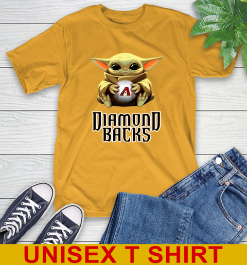 MLB Baseball Arizona Diamondbacks Star Wars Baby Yoda Shirt 3