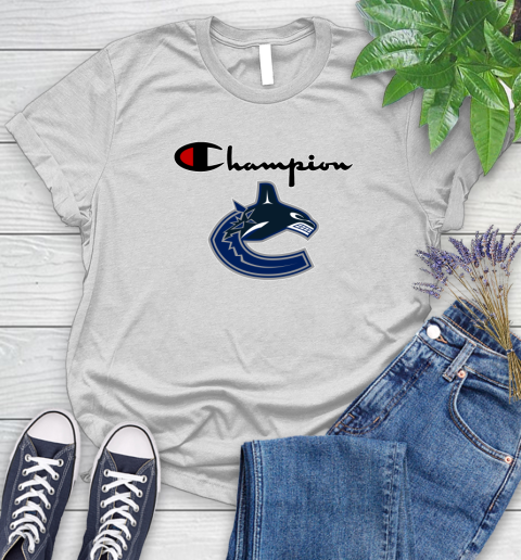 NHL Hockey Vancouver Canucks Champion Shirt Women's T-Shirt