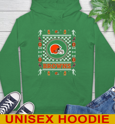 Cleveland Browns Merry Christmas NFL Football Loyal Fan Hoodie 8