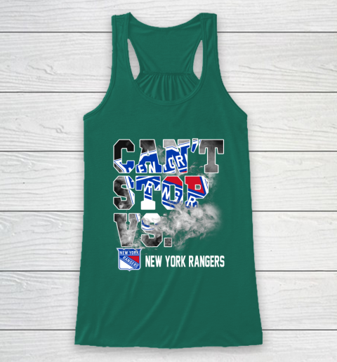 NHL New York Rangers Hockey Can't Stop Vs Racerback Tank 5