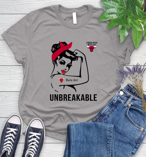 NBA Chicago Bulls Girl Unbreakable Basketball Sports Women's T-Shirt 3
