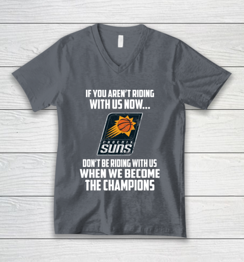 NBA Phoenix Suns Basketball We Become The Champions V-Neck T-Shirt 4