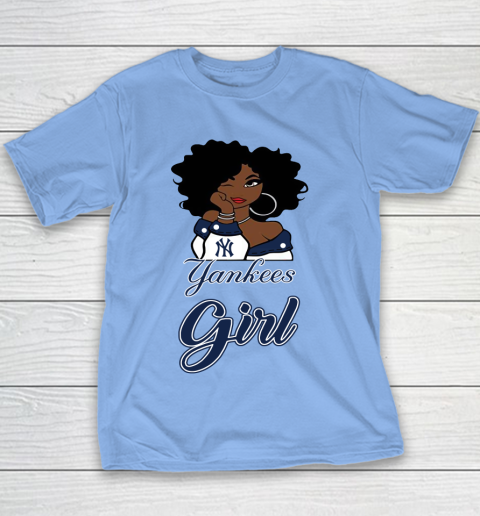New York Yankeess Girl MLB Youth T-Shirt 10