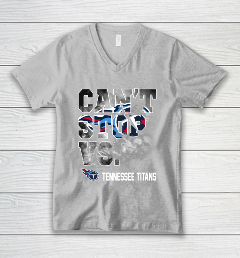 NFL Tennessee Titans Can't Stop Vs V-Neck T-Shirt 3