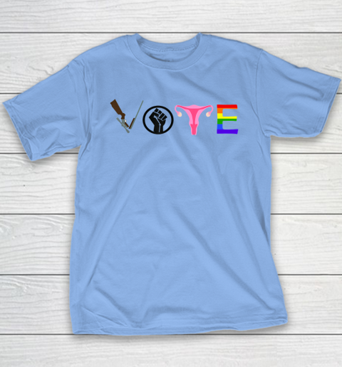 Vote Election Shirt Blm Pro Choice Gun Reform Lgbtq Youth T-Shirt 8