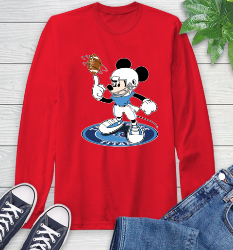 NFL Football Tennessee Titans Cheerful Mickey Disney Shirt Long Sleeve T-Shirt 11