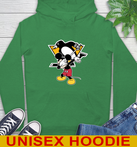 Pittsburgh Penguins NHL Hockey Dabbing Mickey Disney Sports Hoodie 8