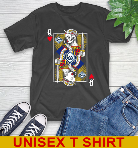 MLB Baseball Tampa Bay Rays The Queen Of Hearts Card Shirt T-Shirt