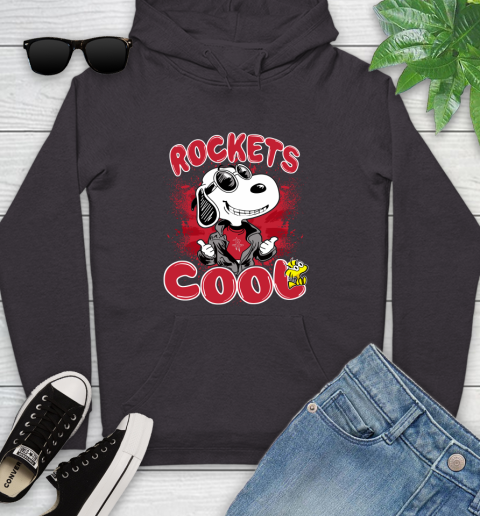NBA Basketball Houston Rockets Cool Snoopy Shirt Youth Hoodie 6