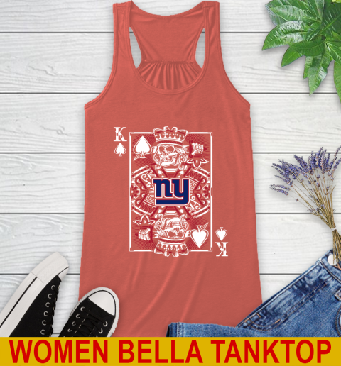 New York Giants NFL Football The King Of Spades Death Cards Shirt Racerback Tank 3