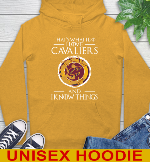 Cleveland Cavaliers NBA Basketball That's What I Do I Love My Team And I Know Things Game Of Thrones 14