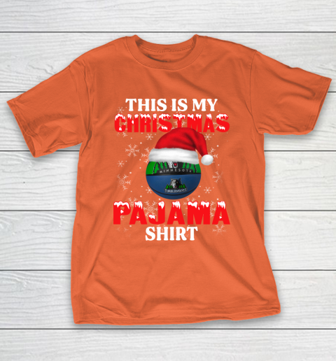 Minnesota Timberwolves This Is My Christmas Pajama Shirt NBA T-Shirt 4