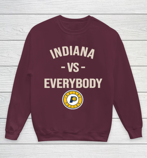 Indiana Pacers Vs Everybody Youth Sweatshirt 4